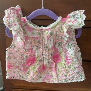 Loveshackfancy girls top 18-24m